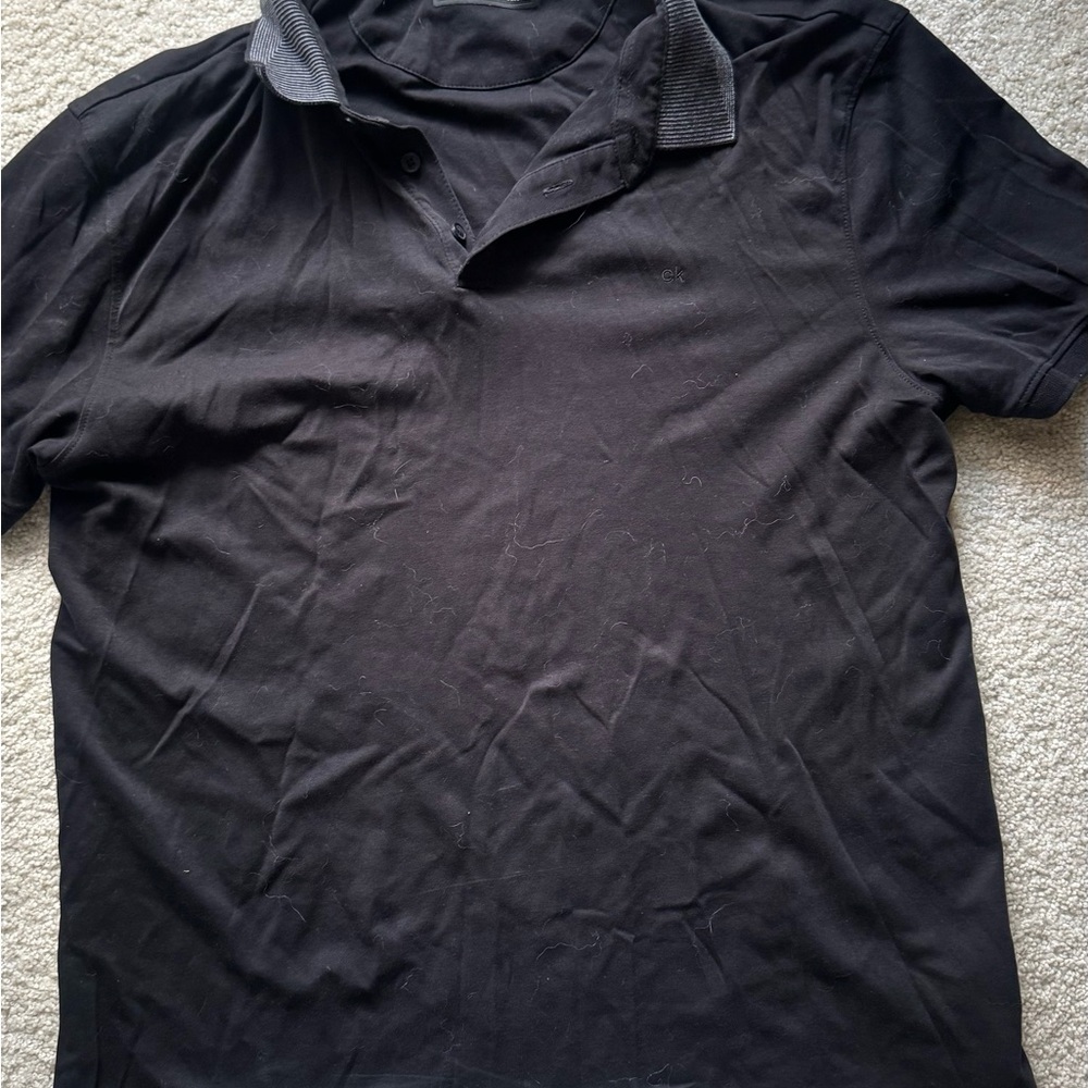 Calvin Klein Black Polo Shirt